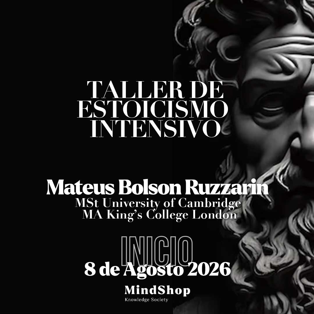 Imagen ilustrativa del taller de estoicismo romano, impartido por Mateus Ruzzarin.